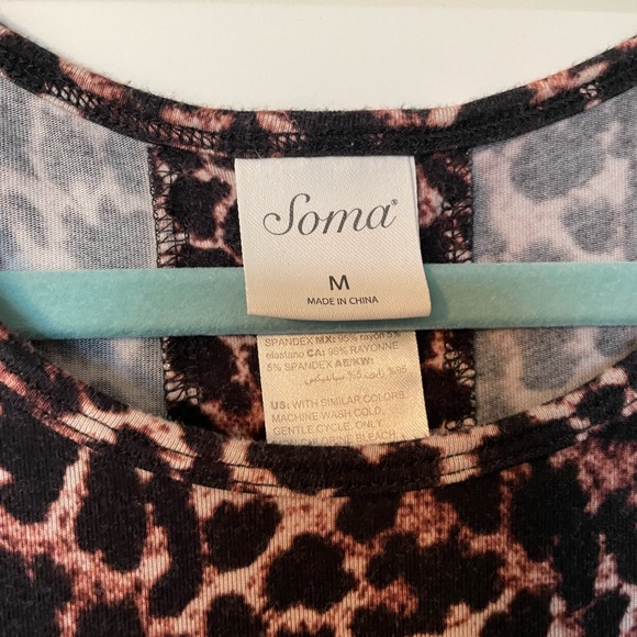 Soma Leopard Print Tunic - Medium - Picture 4 of 5